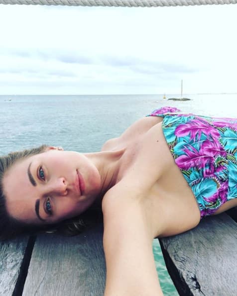 Pero, antes de comenzar a trabajar, la actriz se tomó un descanso en las playas del Caribe mexicano.