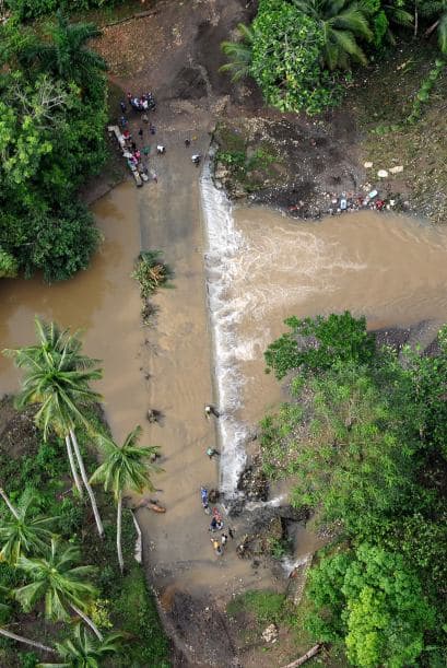 Antes de alejarse del Caribe, "Tomás" lanzó lluvias torrenciales en este país y la República Dominicana y menos intensas en Cuba y Puerto Rico.