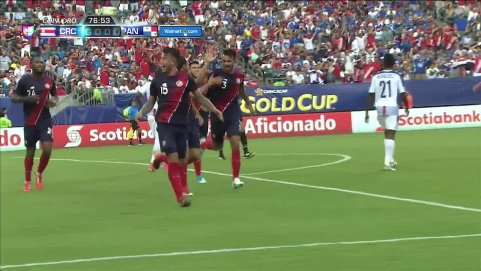Goooolll!! Aníbal Godoy mete el balón y marca para Panama