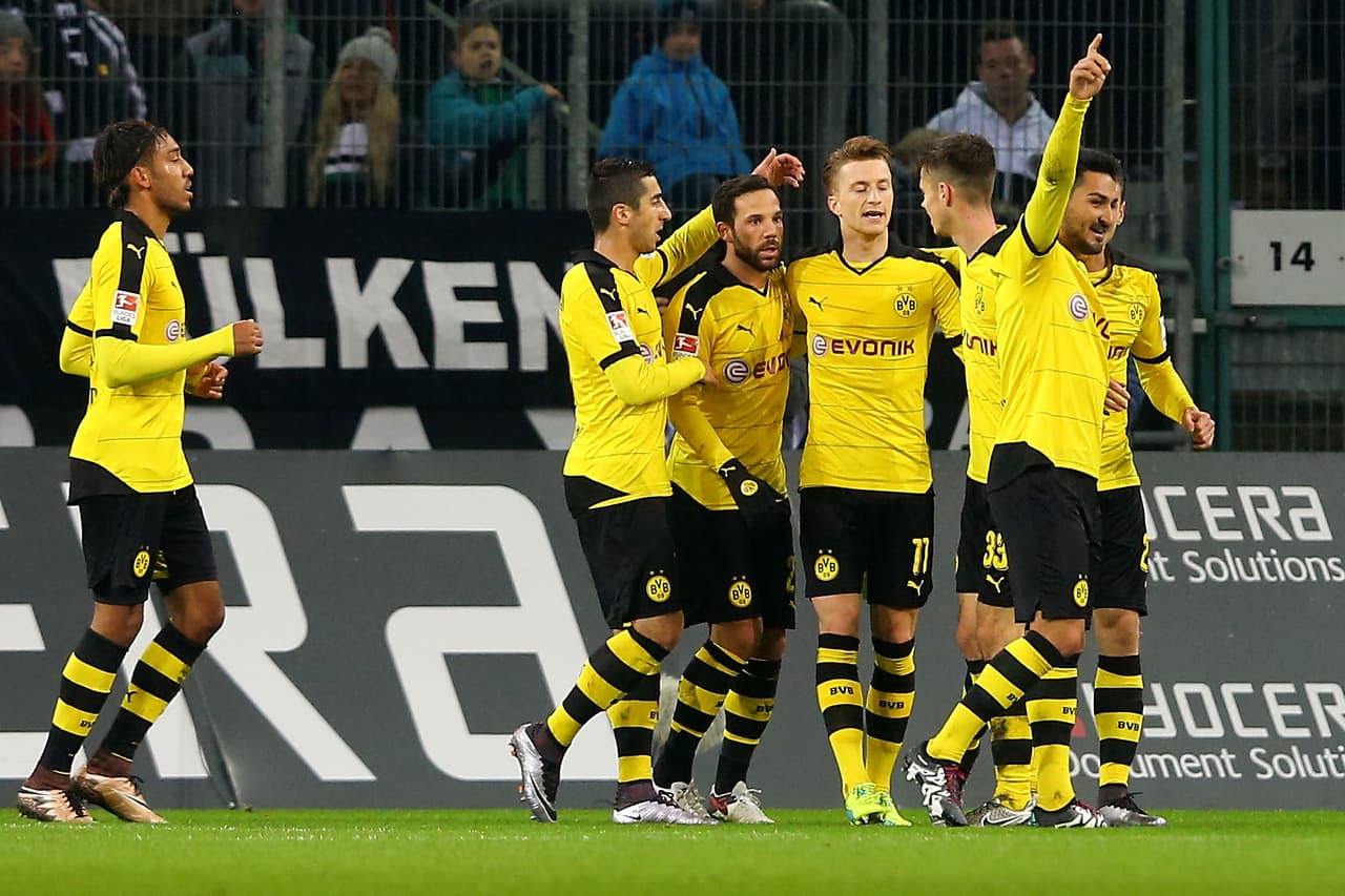 Borussia Dortmun gana al Gladbach y se afianza como segundo en la Bundesliga