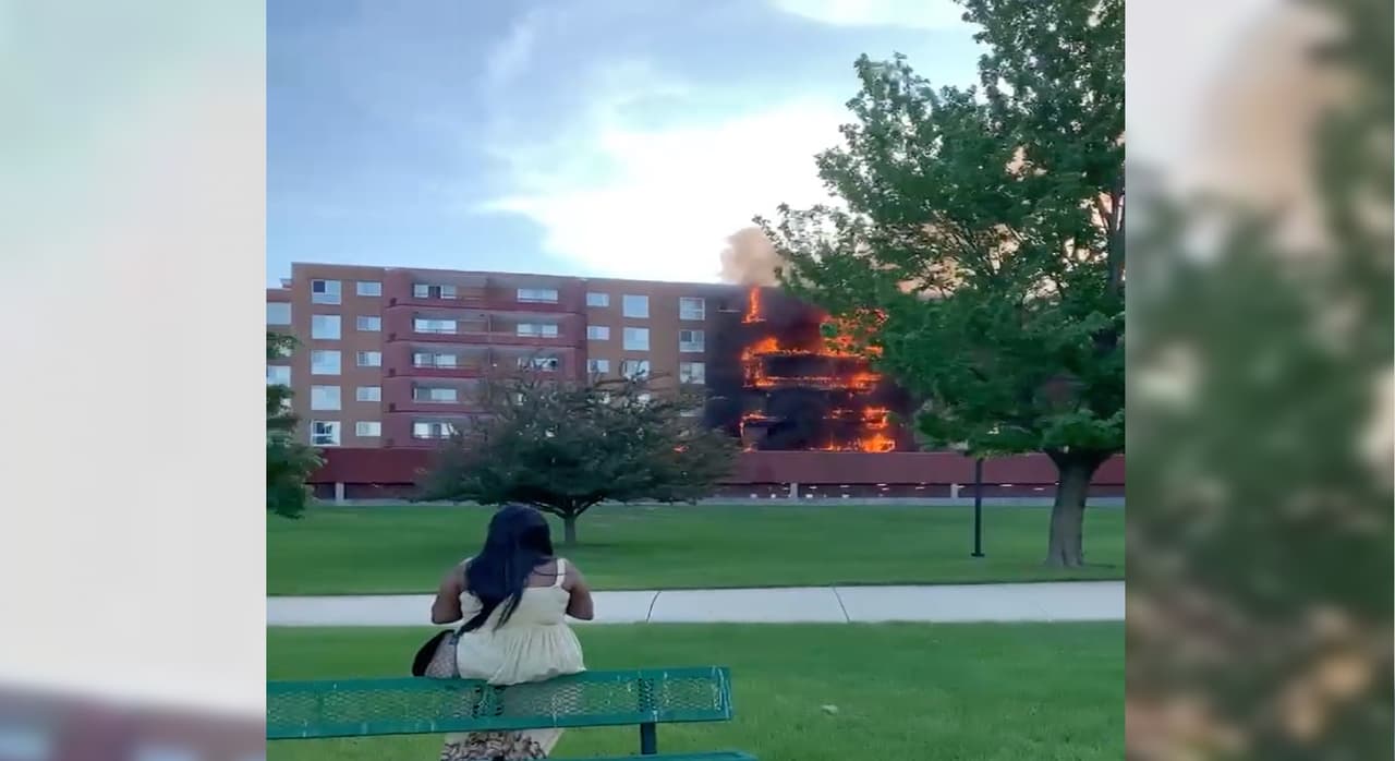 Incendio deja una mujer de 85 años muerta, 3 bomberos heridos y 150 personas sin casa