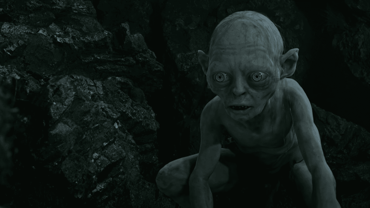 Gollum en las películas de 'El señor de los anillos'.