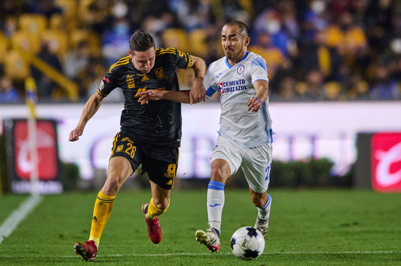 Tigres y Cruz Azul empataron 2-2 en la Jornada 8 del Grita México C22.