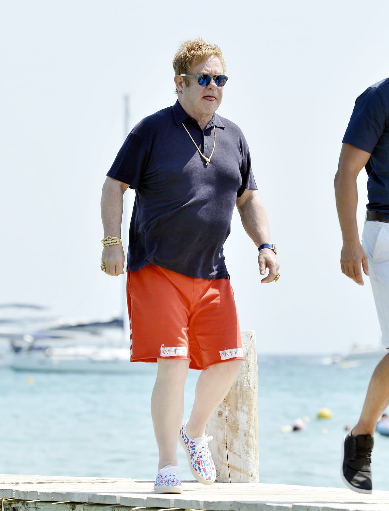 El músico y su pareja presumieron a los pequeños Zachary, de cuatro años, y Elijah, de dos.