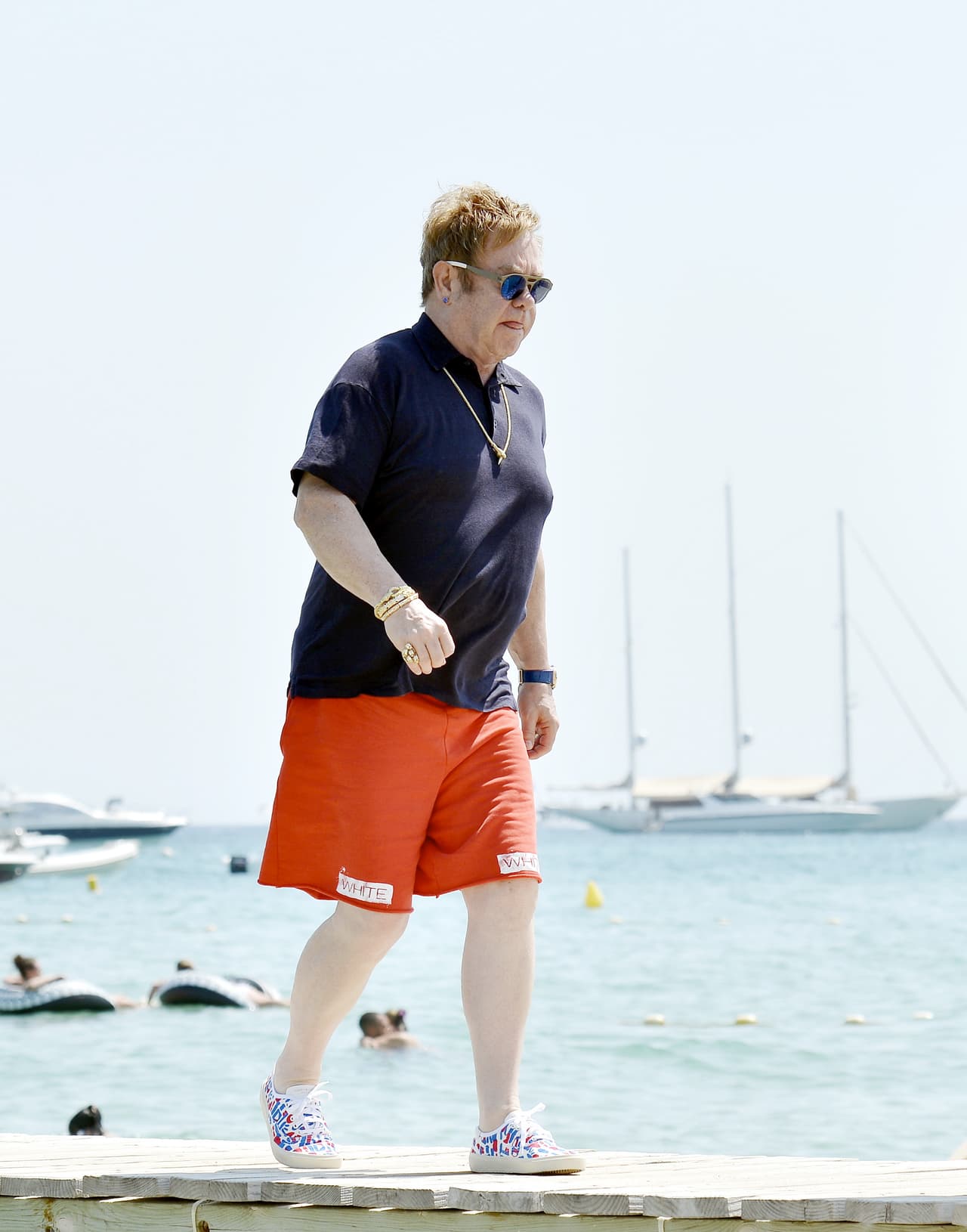 El músico y su pareja presumieron a los pequeños Zachary, de cuatro años, y Elijah, de dos.