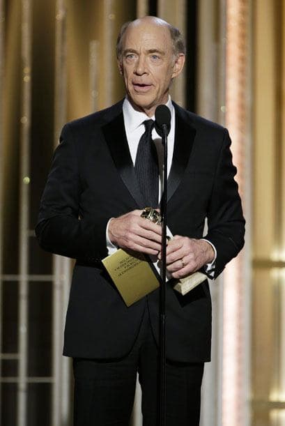 J.K. Simmons, mejor actor de reparto en cine, por 'Whiplash'.