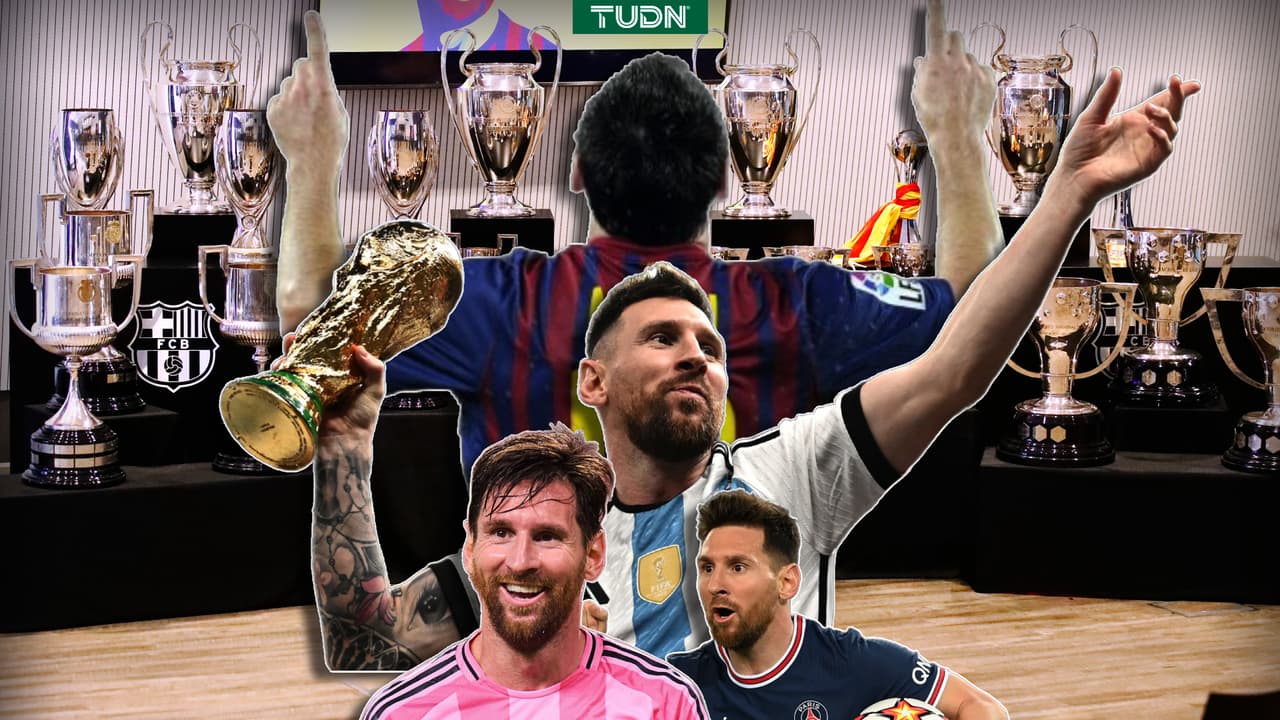 ¿Cuántos títulos Lionel Messi a lo largo de toda su carrera?