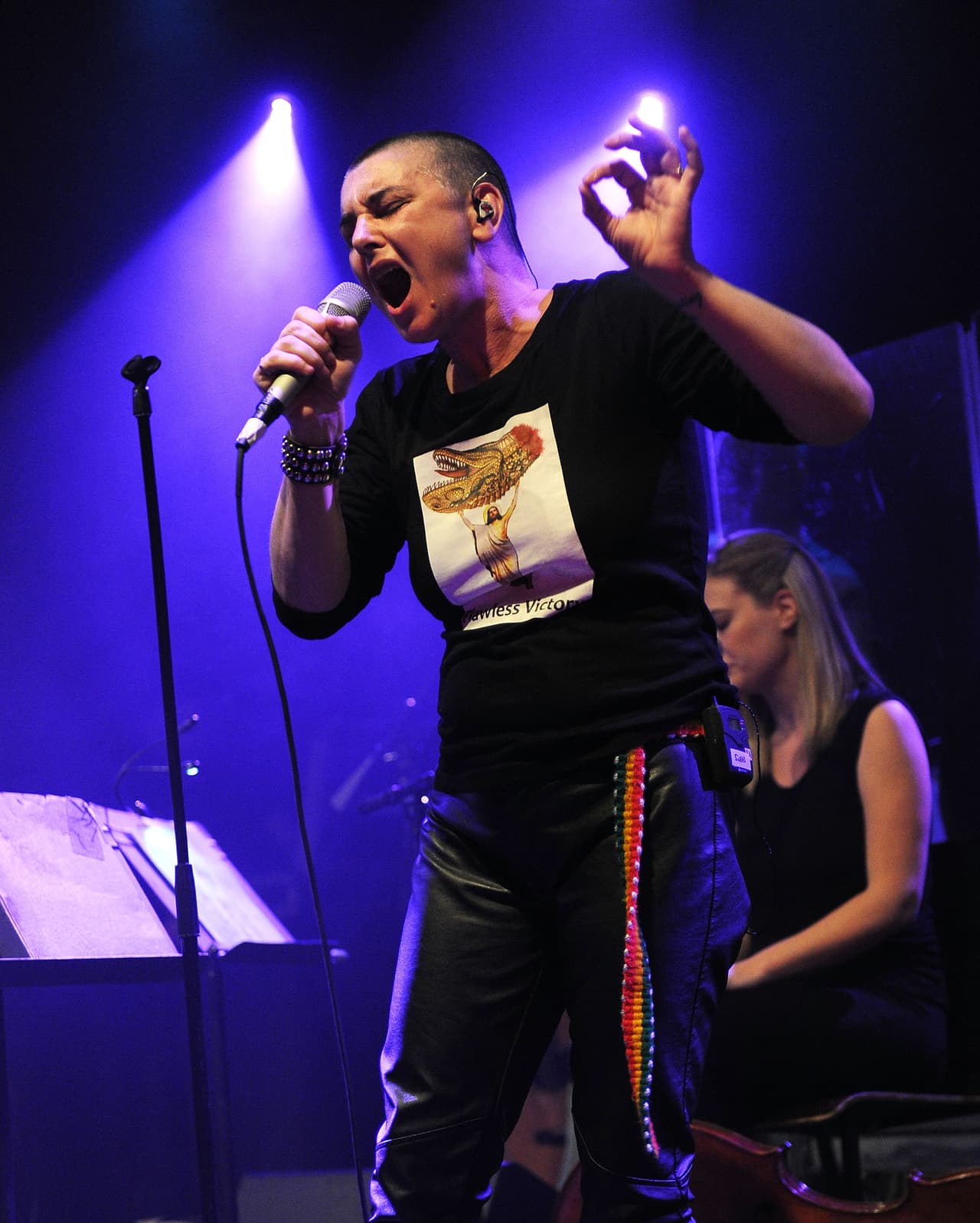 Realizó duetos espectaculares junto a leyendas de la música como Pink Floyd, con quienes interpretó el tema 'Mother'.