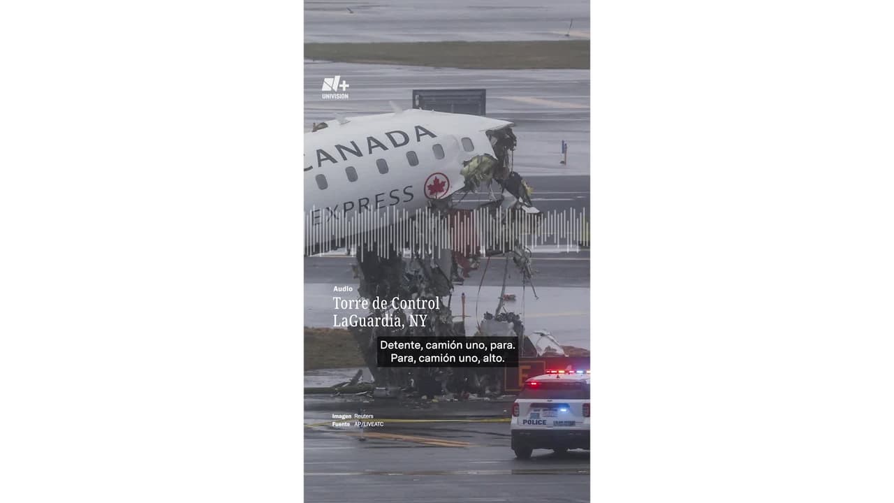 Audio del Momento del Choque en el Aeropuerto LaGuardia