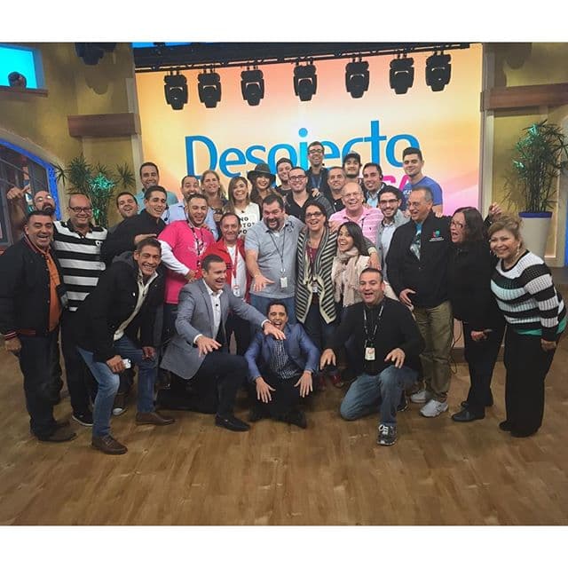 El magnífico staff de Despierta América. ¡Todo es posible gracias a ellos! (22 de enero, 2016)