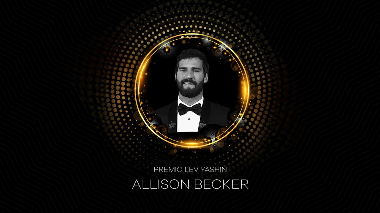 Alisson Becker, ganador del Premio Lev Yashin