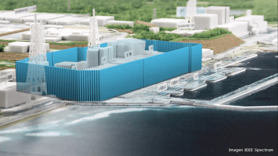 Cómo funciona el muro de hielo que busca poner fin al peor accidente nuclear de Japón