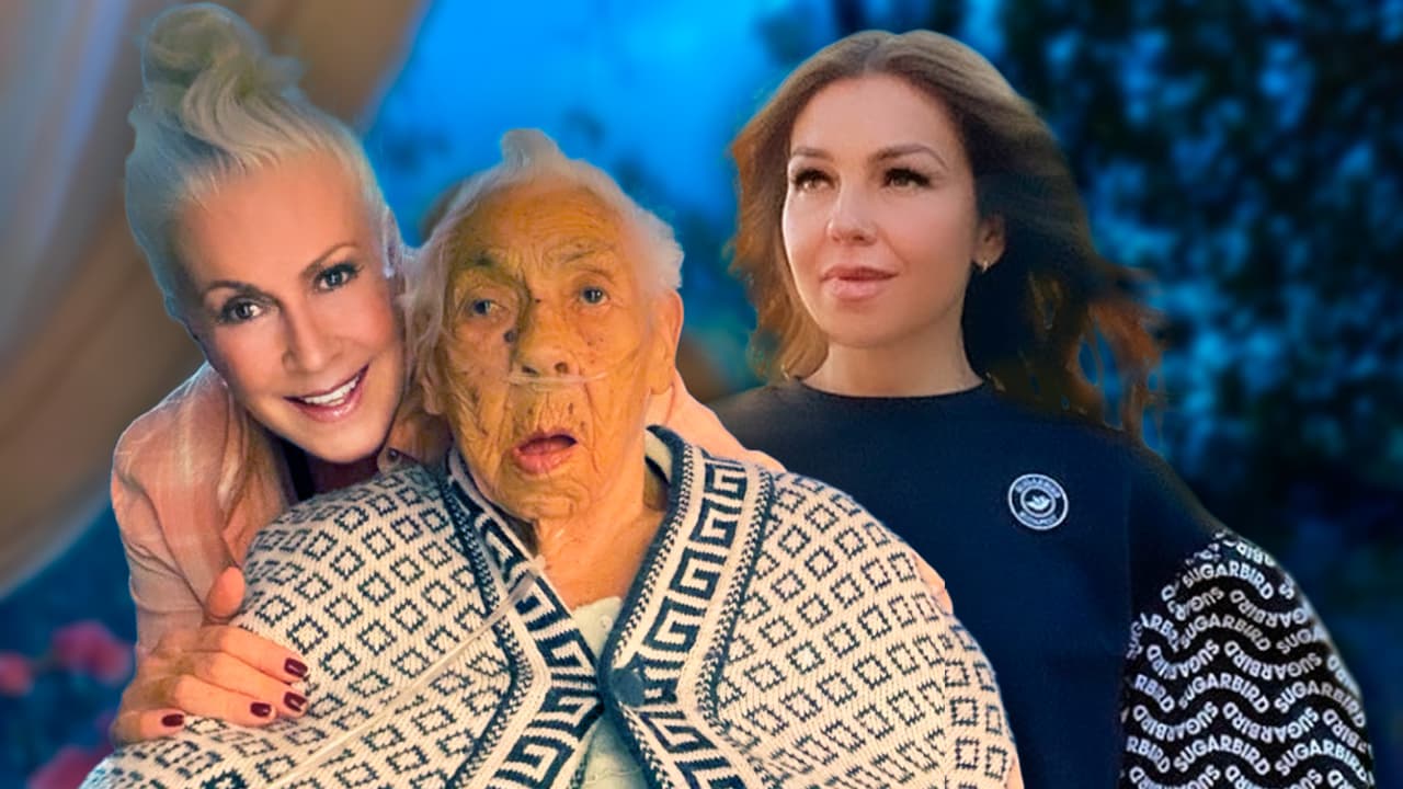 La abuela de Thalía y Laura Zapata está hospitalizada por sufrir fuertes dolores