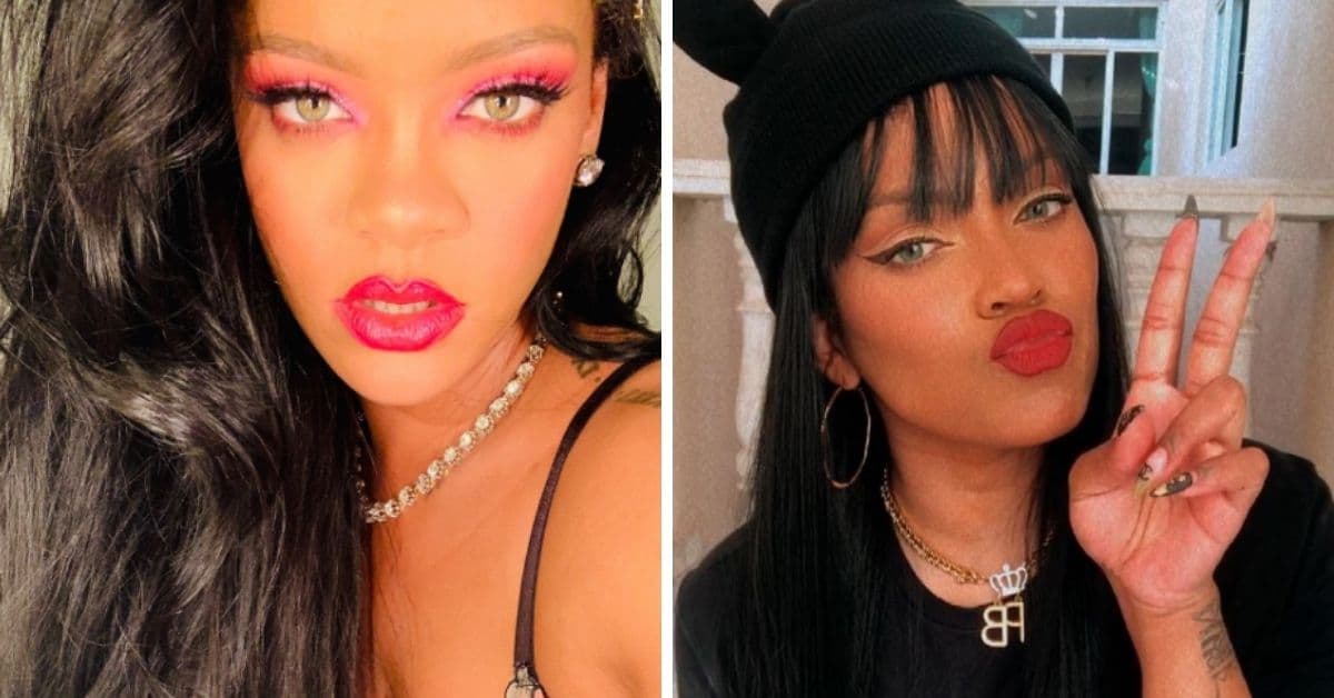 Rihanna y su doble Priscila