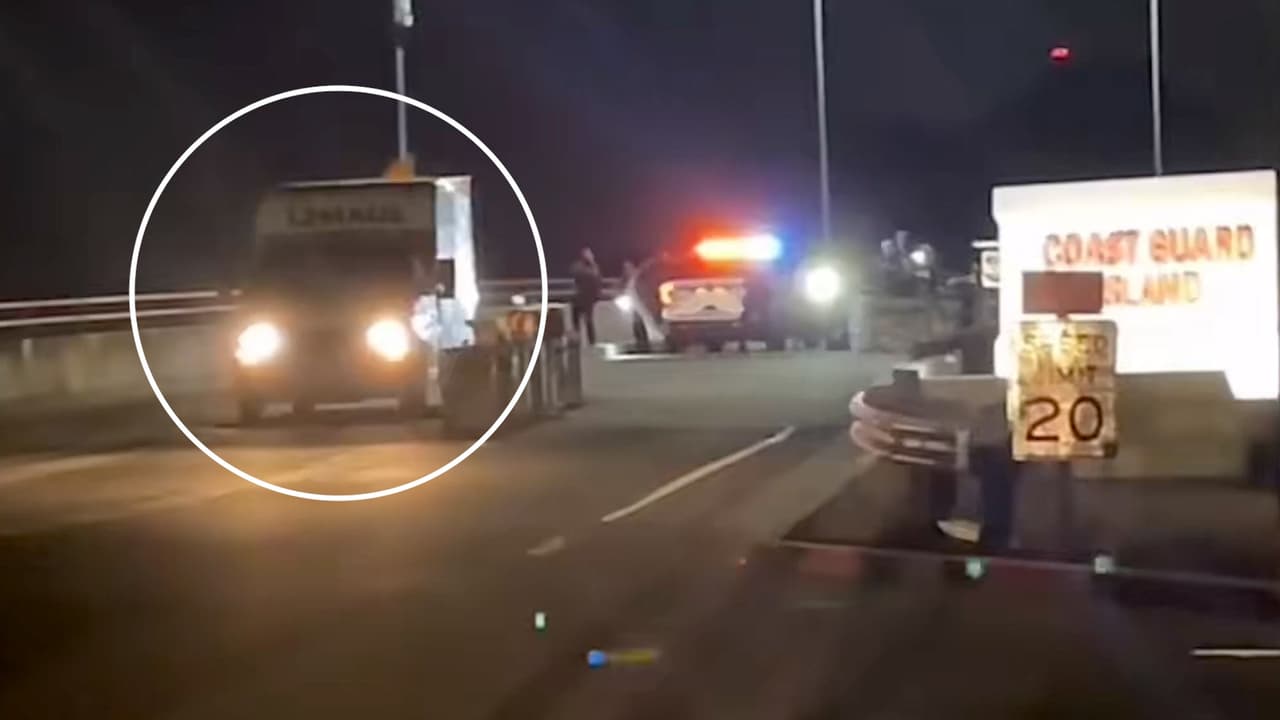 Camión U-Haul retrocede hacia base militar en California y provoca tiroteo en Alameda