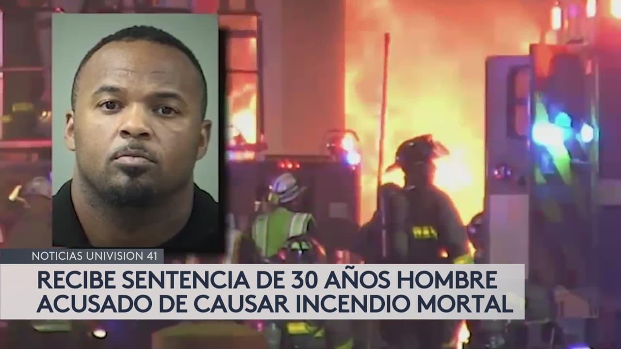 Dan 30 años de prisión a hombre que causó incendio en el que murió un bombero en 2017