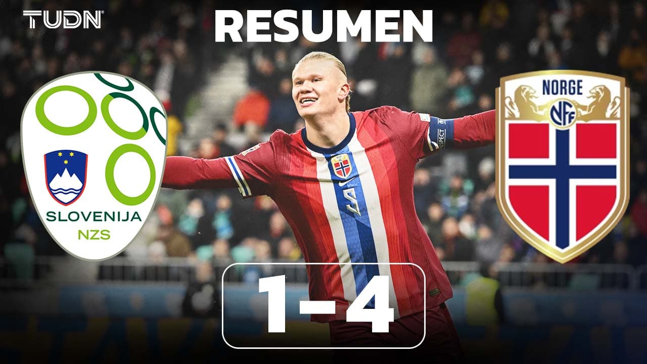 Eslovenia vs. Noruega: Haaland marca en goleada de su selección