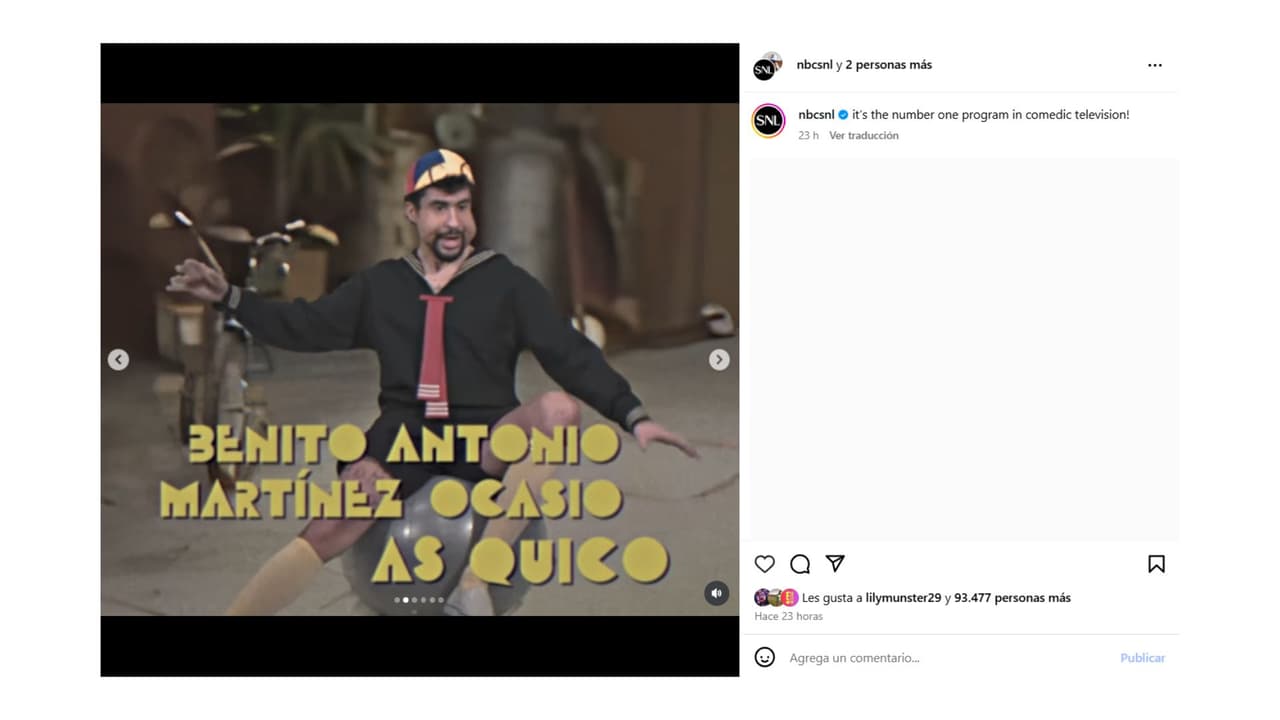 Así se veía Bad Bunny como 'Quico'.