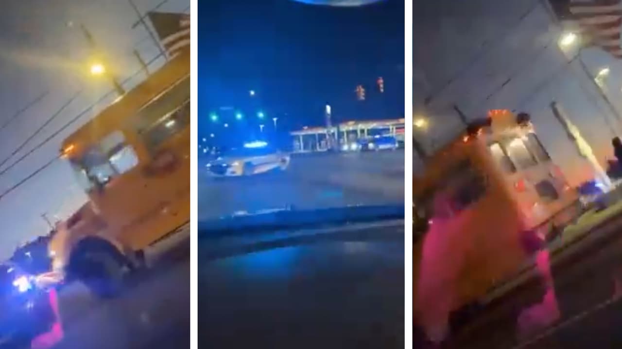 Hombre se roba un autobús escolar y es arrestado después de una persecución en Fayetteville