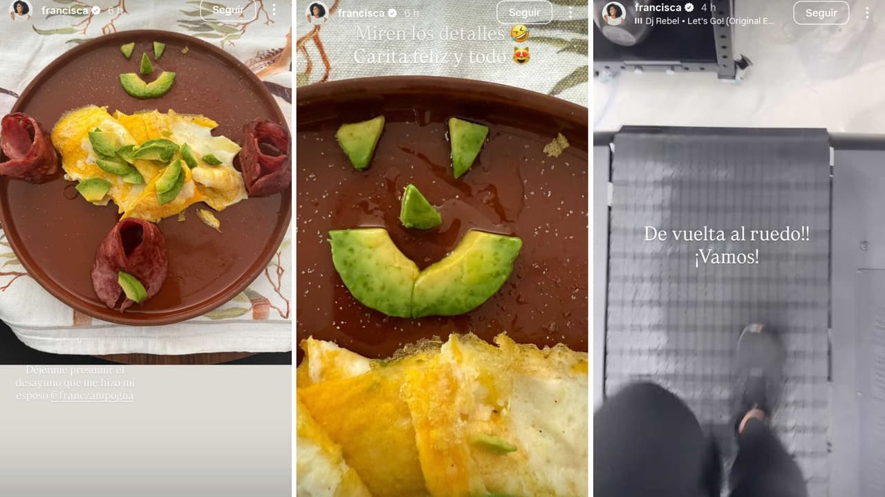 Francisca volvió al ejercicio.