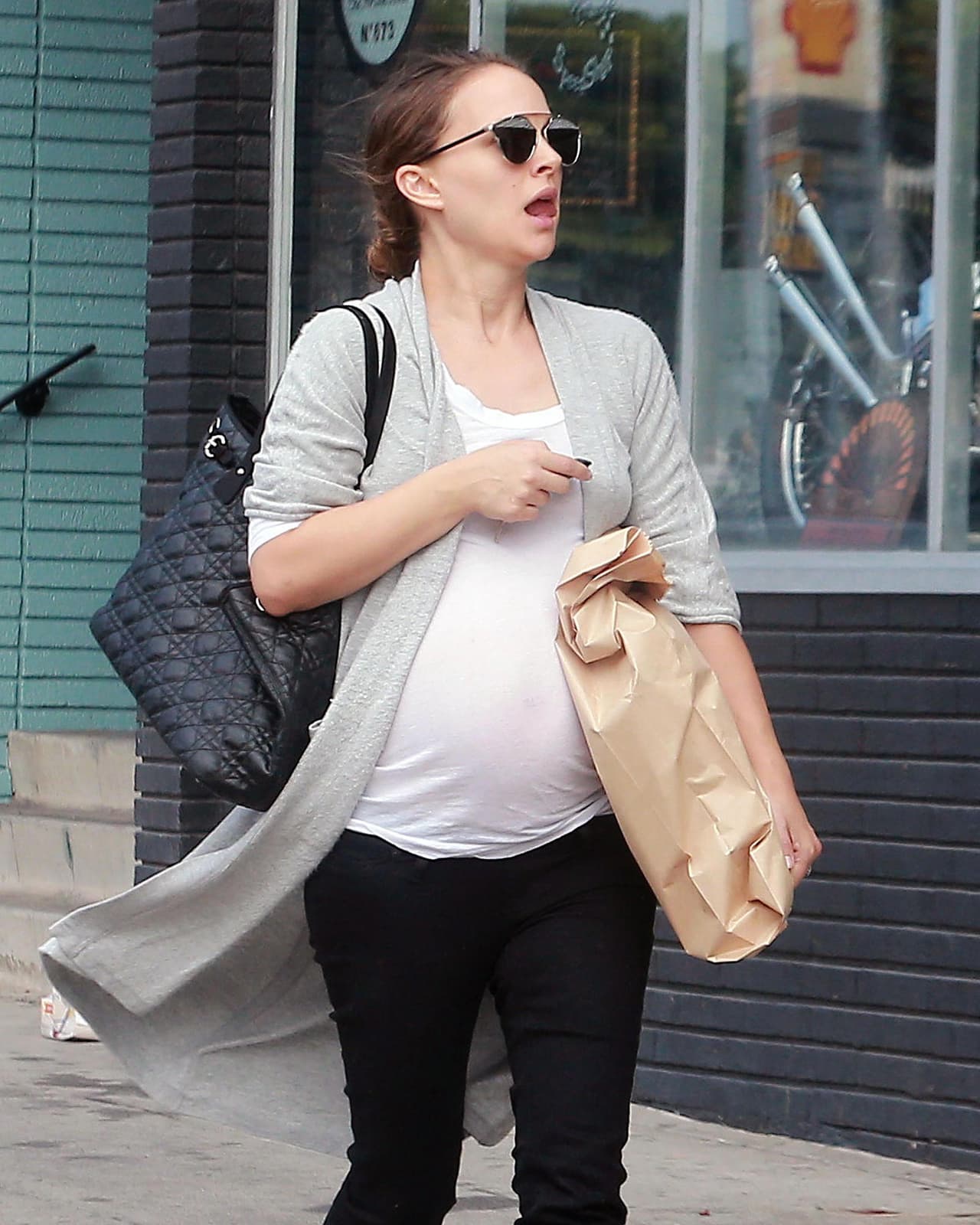 Los paparazzi la captaron en Los Ángeles.