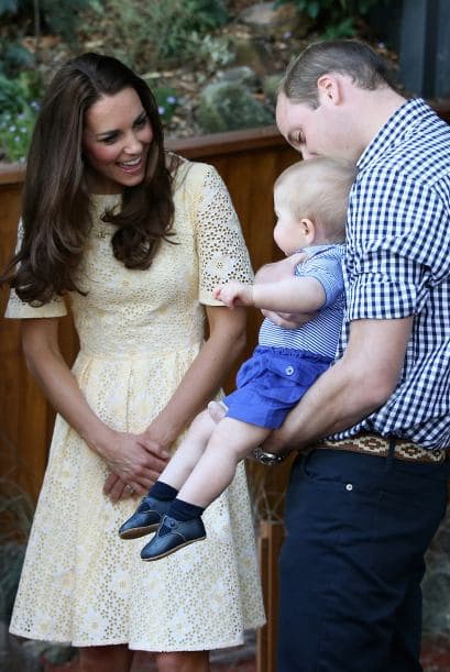 Mira más fotos del pequeño George y sus papás.