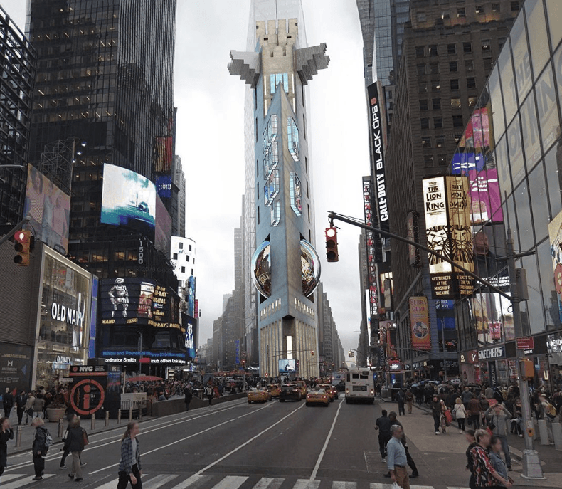 <b>¿Times Square futurista?</b> La mundialmente conocida Times Square tendría hoy un aspecto más futurista si se hubiera desarrollado el proyecto de George Ranalli, uno de los cerca de 500 que se presentaron luego que en 1984 la Municipal Art Society y el National Endowment for the Arts (NEA) pidieran ideas para su remodelación.