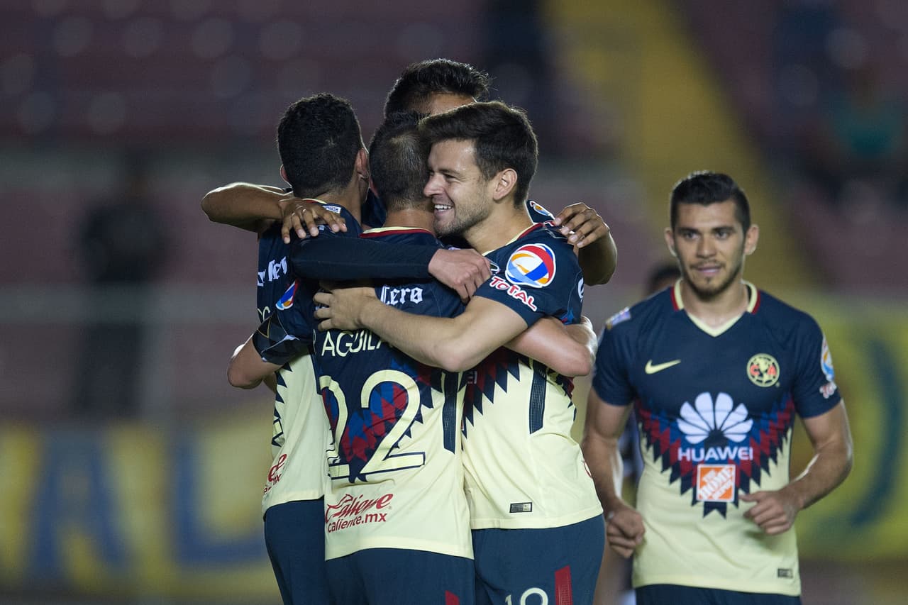 Action photo during the match Tauro FC (PAN) vs America (MEX), Corresponding to the second leg match quarter match of Scotiabank CONCACAF Champions League 2018, at Rommel Fernandez Stadium. Foto de accion durante el partido Tauro FC (PAN) vs America (MEX), Correspondiente al partido de vuelta de los Cuartos de Final de la Liga de Campeones CONCACAF Scotiabank 2018, en el Estadio Rommel Fernandez, en al foto: Alejandro Diaz celebra su gol 14/03/18/MEXSPORT/Javir Ramirez.