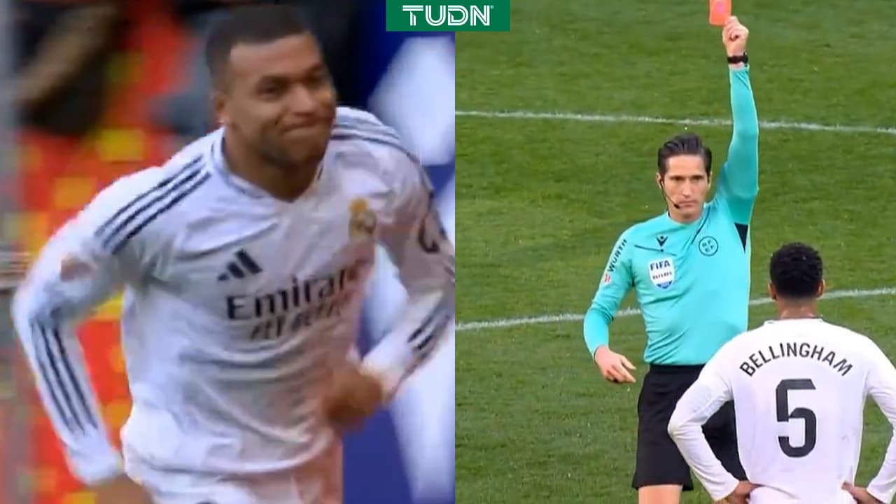 Real Madrid, con polémica y expulsión de Bellingham, empata con Osasuna 