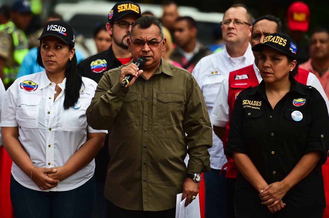 Venezuela's Minister of Interior, Justice, and Peace, 
<b>Néstor Luis Reverol</b>. He was formerly the Commander General of Venezuela's Bolivarian National Guard and Director of Venezuela's Anti-Narcotics Agency.