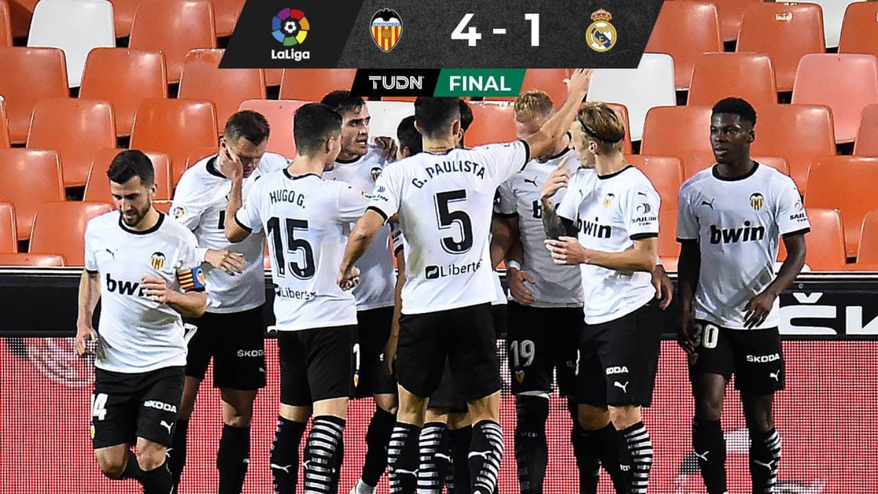 Con triplete de Carlos Soler, Valencia vence al Real Madrid en LaLiga