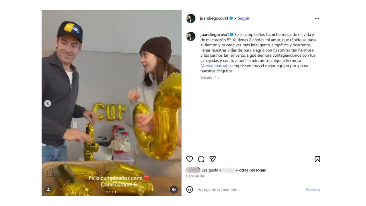 Así reaparecieron Juan Diego Covarrubias y su ex en redes tras polémica de su puesta infidelidad de ella.