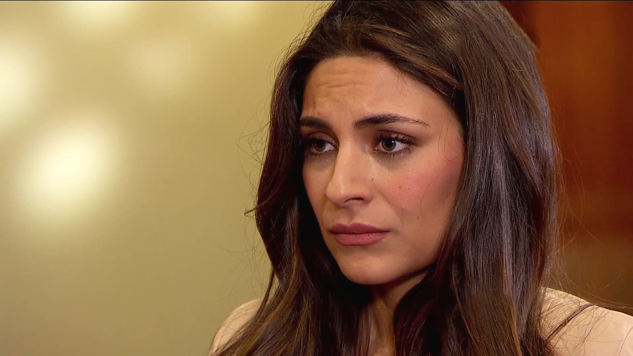 Verónica está súper nerviosa.