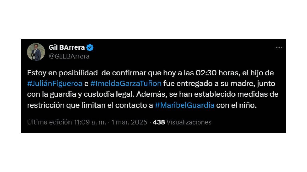 Autoridades habrían puesto "medidas de restricción" a Maribel Guardia.