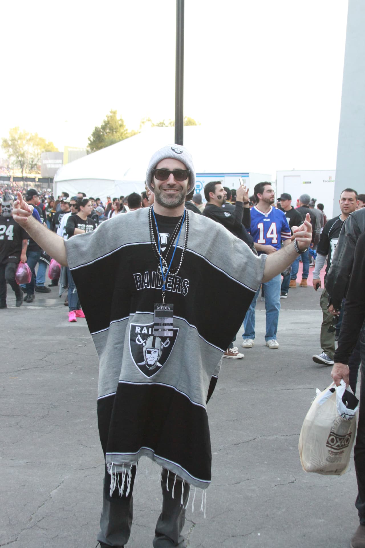 Miles de aficionados y apasionados de la NFL se dieron cita en el estadio Azteca para presenciar el duelo de Monday Night entre Raiders y Texans.