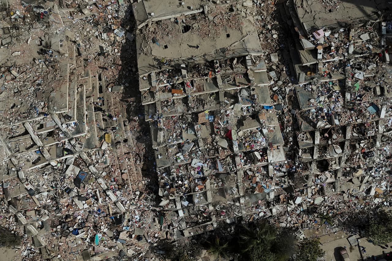 La tragedia vista desde las alturas.