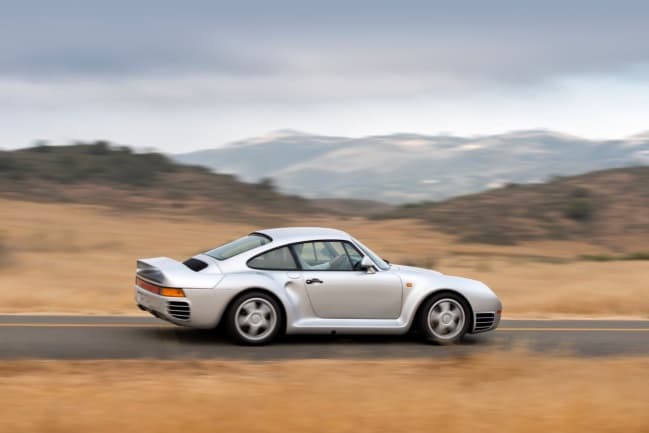 Porsche 959, con un valor estimado de 1.3 a 1.5 millones de dólares.