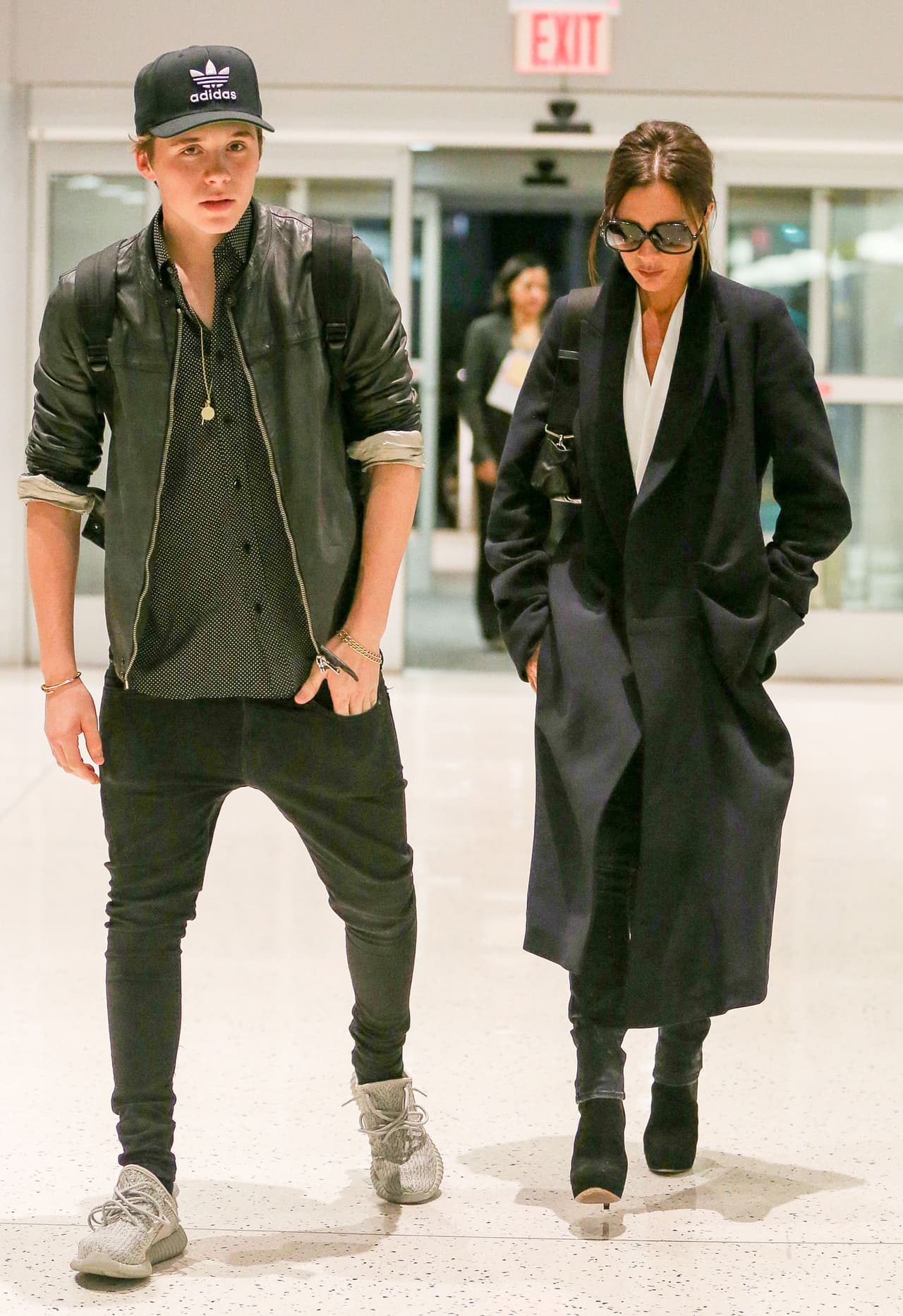 Son muchas las veces que Victoria es acompañada únicamente por Brooklyn, pero esta vez fue un caso sumamente especial.