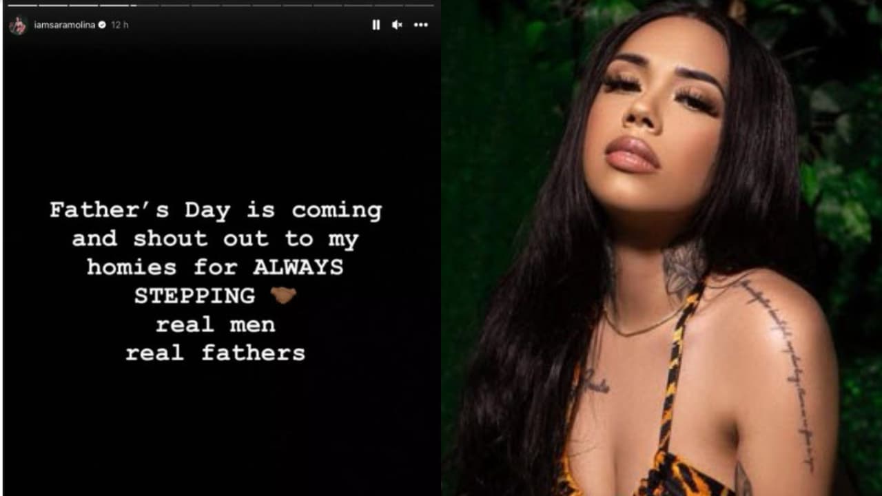 Este es el mensaje que publicó Sara Molina y que algunos interpretan como una indirecta para Tekashi, a quien ha acusado de no cumplir como padre de la hija que tienen en común.