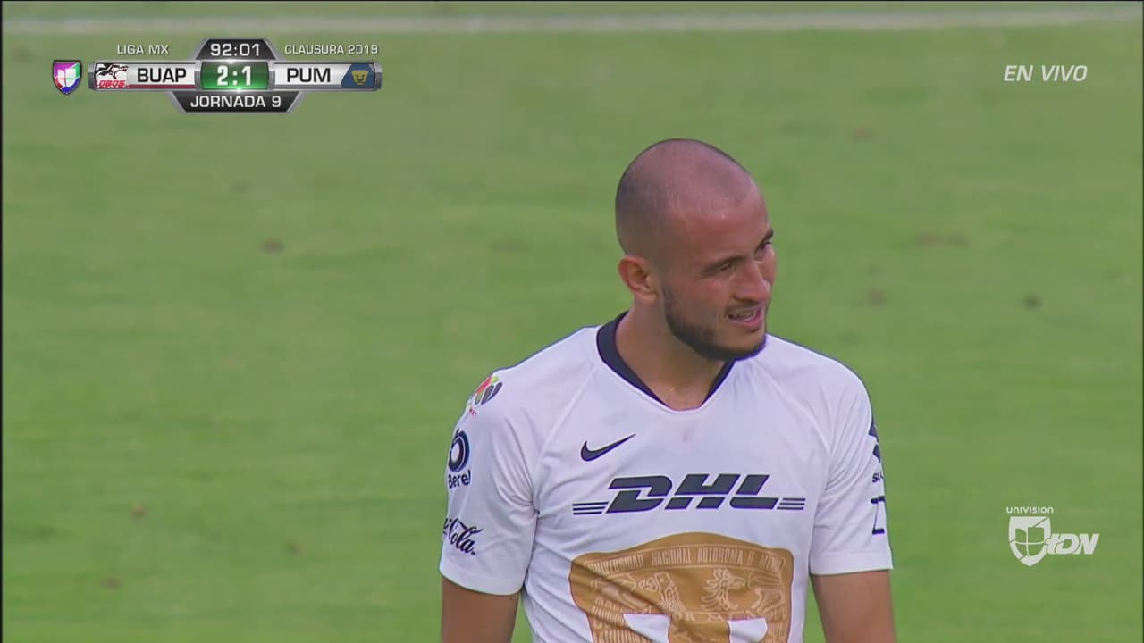 ¡Goool de Pumas! Finalmente González logra poner el descuento