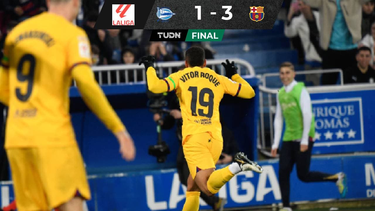 Barcelona, con Vitor Roque como protagonista, vence al Alavés 