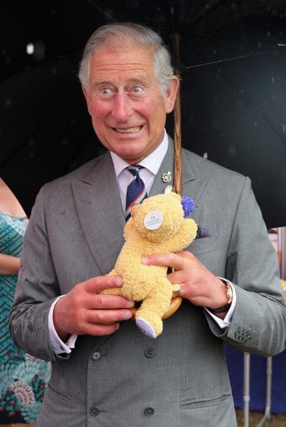 Pero no fueron los únicos que mostraron su alegría a las cámaras, el orgulloso padre de William, el príncipe Charles con gusto recibía objetos que la gente le hacía llegar como obsequios para el 'principito'.