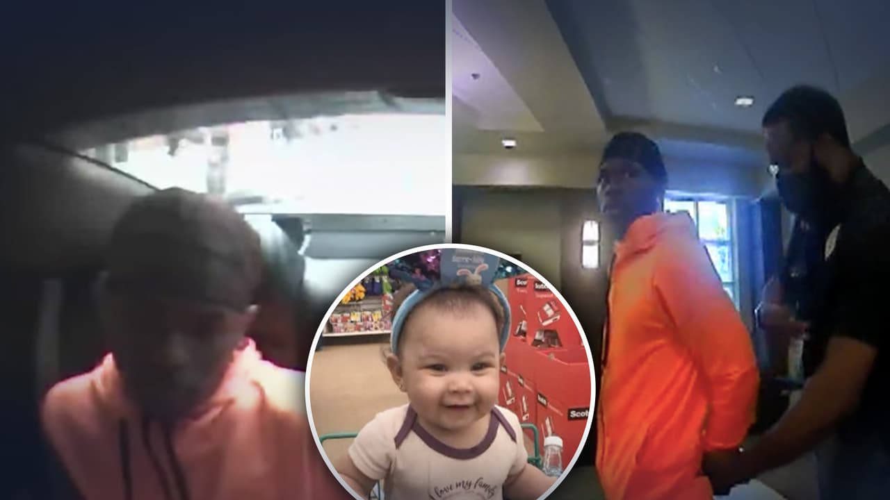 Revelan videos del arresto del padre de la bebé hispana que murió tras quedarse varias horas en un auto bajo el sol