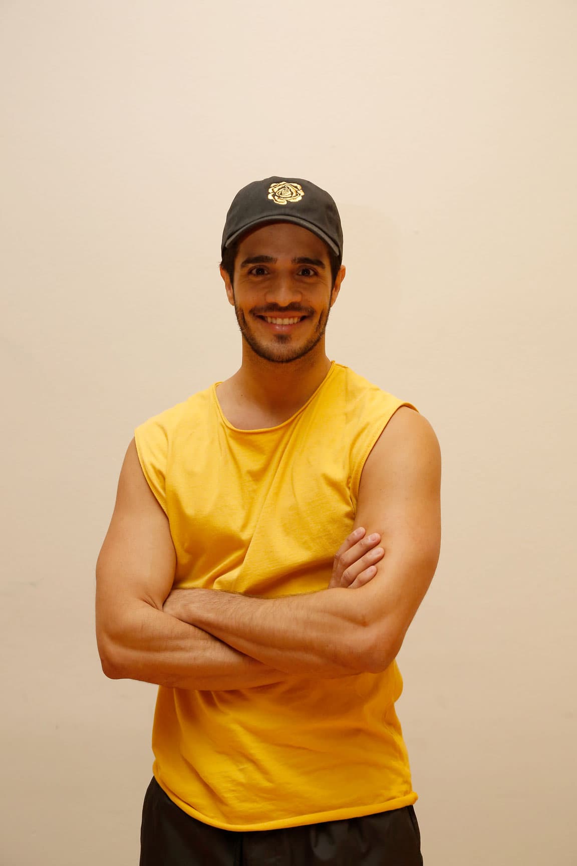 Asimismo, Ektor Rivera empezó muy animado en los ensayos de Mira Quién Baila.