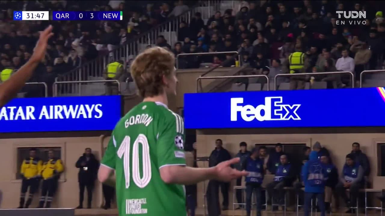 ¡Gol y doblete de Gordon! Desde los once pasos firma el 0-3