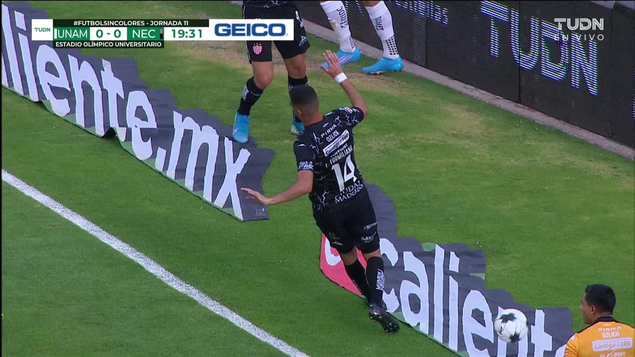 ¡GOOOL! Alan Medina anota para Necaxa.