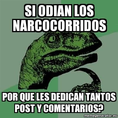 Alrededor de este género musical existen opiniones encontradas. Para algunos la letra explícita de las canciones es una validación de la violencia.
<b><a href="http://especiales.univision.com/narcocorridos/">Para otros, el proceso es a la invesa</a></b>, la violencia genera el material, y la narrativa, de estas canciones.