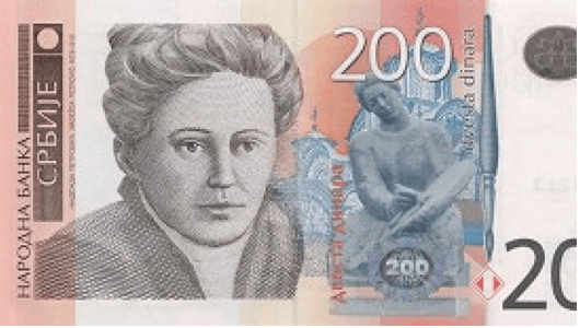 <h3 class="cms-H3-H3">Nadezda Petrovic (1873 - 1915)</h3>
<br>
<br>🪙
<b>Conocida como: </b>pintora.
<br>
<br>🪙
<b>País: </b>Serbia.
<br>
<br>🪙
<b>Denominación: </b>200 dinares.
<br>