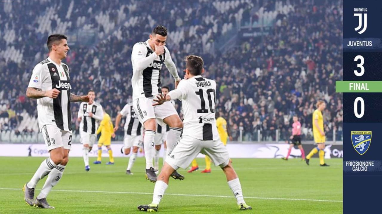 ¡Inspirados! Cristiano Ronaldo lidera una nueva goleada de la Juventus
