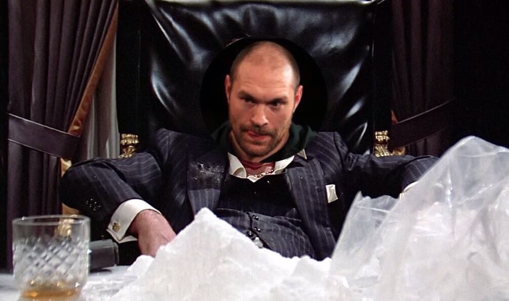 Tyson Fury subió una foto como ‘Scarface’’ tras dar positivo por cocaína 